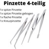 Tweezers pointed and Long Flat Suitable for many applications such