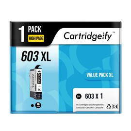 Cartridgeify 603XL Printer Cartridges Compatible with Epson 603 XL Black for Workforce WF-2810 WF-2830 WF-2835 WF-2840 WF-2850, Expression Home XP-2100 XP-2105 XP-3100 XP-3105 XP-3150 XP-4100 XP-4105