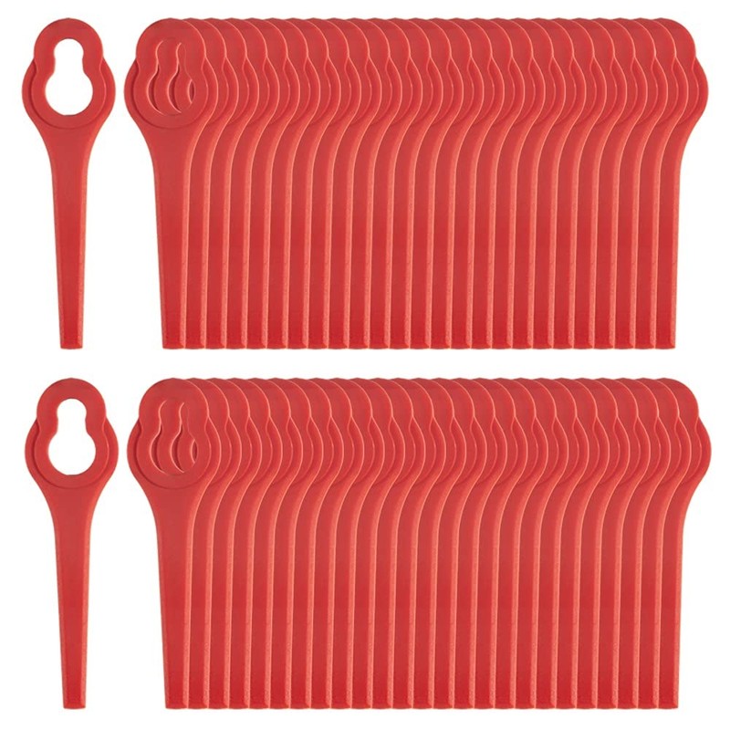 FourShow Pack of 50 Replacement Blades Compatible with Ferrex Strimmer