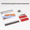 Rear Window Roof Spoiler Wing Gloss Black Compatible with for