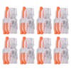 30PCS Quick Splicing Wire Connector Transparent PC Copper Stripping Terminal