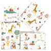 Birthday Wrapping Paper For Kids Girls Boys, Giraffe Frog Crocodile
