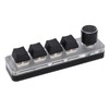 One Handed Mechanical Keyboard 4 Key with Adjustable RGB DIY