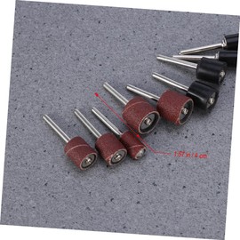 PACKOVE 132Pcs Sanding Drum Bands Nail Drill Kit Includes Sleeves Mandrel for Professional Nail Care and Gel Nail Refining
