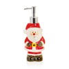 Premier Decorations Novelty Christmas Santa Ceramic Hand Soap Refillable Dispenser