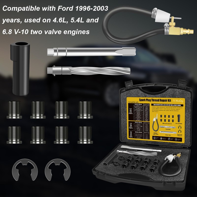Dasunwat 38900 Two Valve Spark Plug Tool Kit, Compatible with
