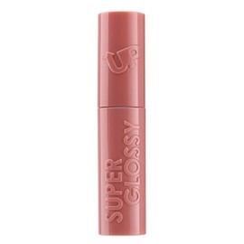 PINK UP | Super Glossy | Ultra brillo de larga duración | Cobertura cómoda sin efecto pegajoso | Labial | Gloss | Aplicador con definición | Color Nude | Modelo PKSGL01
