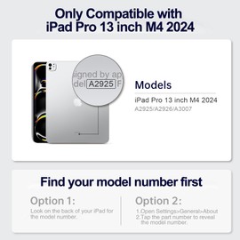 AsileCuir AsileCuir Handmade Case for iPad Pro 13 Inch M4 2024 A2925 A2926 A3007 with Pencil Holder Pocket,Multi Angles Stand,Magnetic Closure,Vegan Leather Folio Protective Cover,Auto Sleep/Wake,Brown