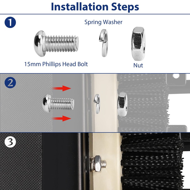 WORKPRO Boot Brush Scraper Outdoor, Shoe Cleaner Brush, Boot Scrubber