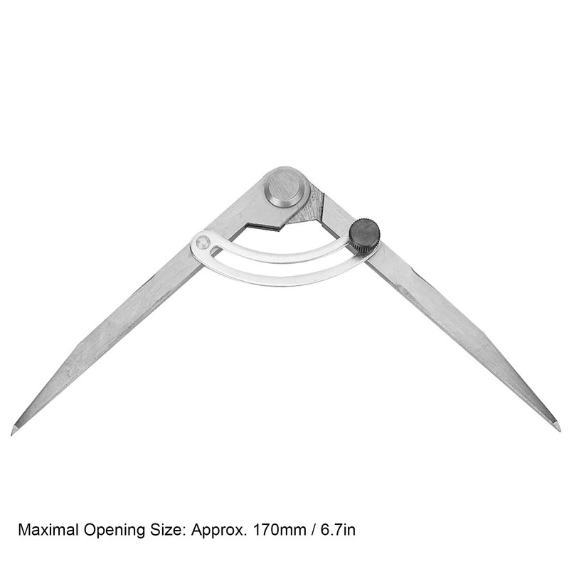 Leather Craft Compass Steel Adjustable Spacing Edge Creaser DIY Tool