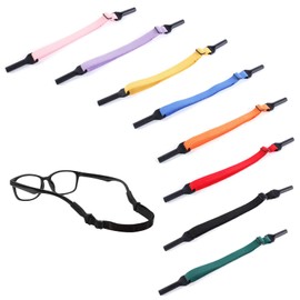 RHXWFDG 8Pcs Durable Nylon Sunglasses Holder Strap Universal Adjustable Glasses Strap Soft Sunglasses Strap String Helpful Sunglasses Lanyard for Outdoors Water Activities
