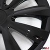 OMAC - ABS Black Hub Caps 16 Inch Set of