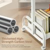 Overbed Table with Wheels,Height Adjustable Side Table