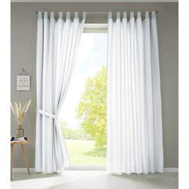 Gardinenbox Berlin 20400N2 Curtains with Loops, Set of 2