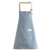 NyxSeat 1 Piece Striped Apron with Pockets Apron Baking Apron