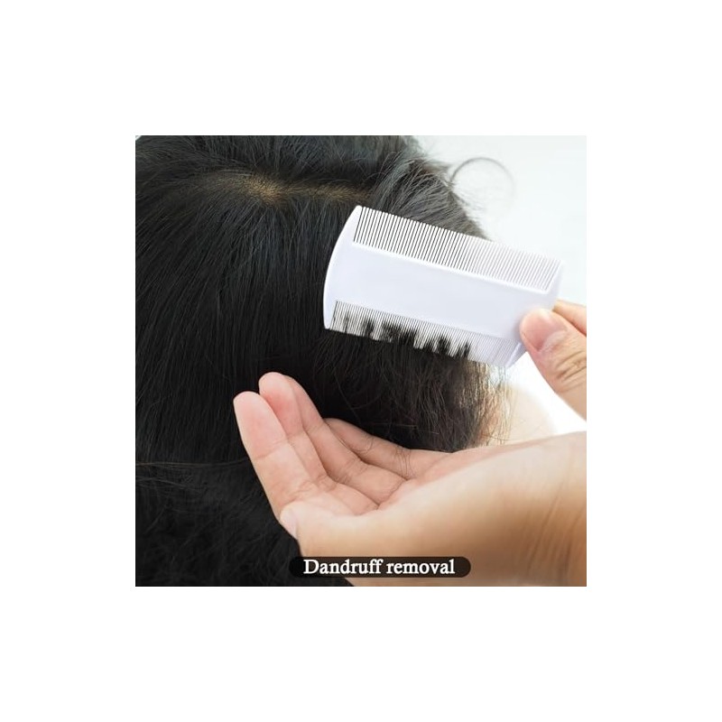 Qancekoo Qancekoo 3 PCS Lice Combs Double Sided Fine Tooth
