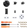 eXtremeRate Black Replacement Full Set Buttons for Gameboy Color GBC