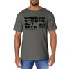 Spread Cheeks Not Hate Funny Gym Fitness and Workout T-Shirt