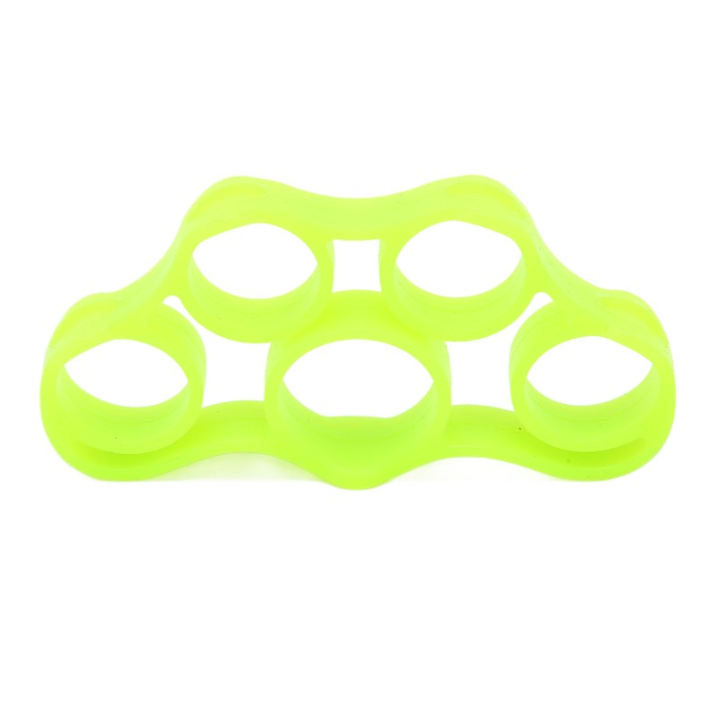 10Pcs Finger Exerciser 6.6LB Green Soft Flexible Silicone Portable Skin