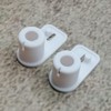 ULEIVA Replacement Hinge White Pack of 2 Door Hinges Compatible