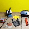 ZYRELYNX Upgraded Silicone Soldering Station with Solder Tip Cleaner, Soldering