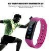 0.86inch IPS Color Screen Smart Bracelet Pedometer Sport Bluetooth Purple