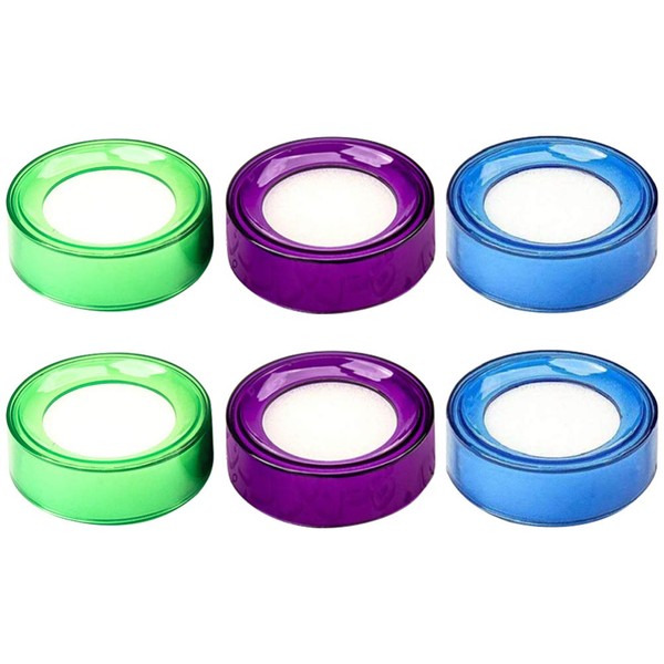 NUOBESTY 6Pcs Finger Wet Sponge Sponge Cup Moistener Fingertip Moistener