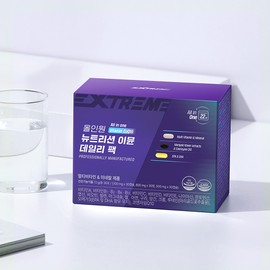 Extreme all-in-one nutritional multi-vitamin nutrition Immune daily pack 30 packets, 1 pack / 익스트림 올인원 영양제 멀티 종합 비타민 뉴트리션 이뮨 데일리팩 30포, 1개