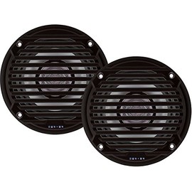Jensen MS5006BR Black 5.25" Dual Cone Waterproof Speakers