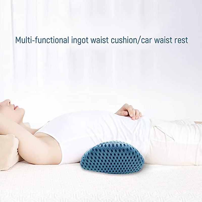Lumbar Support Memory Foam Pillow Bed Cushion for Sleep Lower
