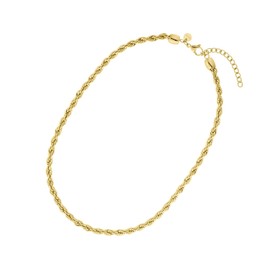 NOELANI 2036086 Women's Stainless Steel Necklace 40 + 5 cm Gold Comes in Jewellery Gift Box, Stainless steel, stainless steel, None