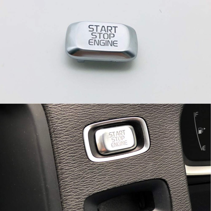 Angelguoguo Start Stop Engine Switch Button Decoration Cover Modifications for