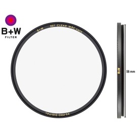 B+W Schutz-Filter, Clear Filter (58mm, MRC Nano, XS-Pro, 16x vergütet, slim, Premium)