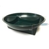 INERRA Square Round Bowls - Green Plastic Florist Flower Dishes