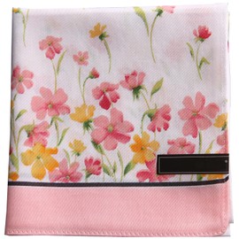 HOLON Handkerchief, Women's Handletter, Respect for the Aged Day Gift, Souvenir, Business, Fashion, Pocket Handkerchief, Gift, Gift, 100% Cotton, Blooms
