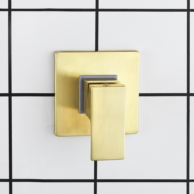 SKOWLL Shower Valve Bathroom Control Valve Kit, Wall Mount Black