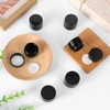 60 Pack Small Sample Containers with Lids, 5ml Amber Glass