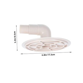 Levemolo Pool Vacuum Hose Connector Adapter for Above Ground Skimmer Durable Construction Compatible with Inground Pool Vacuum Plates