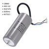 uxcell CBB60 Run Capacitor 40uF 450V AC 2 Wires 50/60Hz