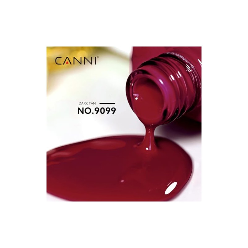CANNI - Esmalte de uñas en gel de color rojo