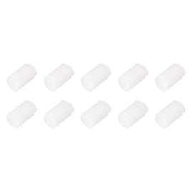 MECCANIXITY 10 Pcs Plastic Gears Plastic Motor Gear Model 6102A Reduction Gear for RC Car Model DIY Robot (White, Module 0.5)