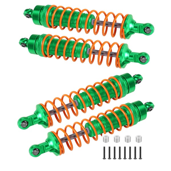 4-Pcs All Aluminum Front Rear RC Shocks Upgrade Kit for