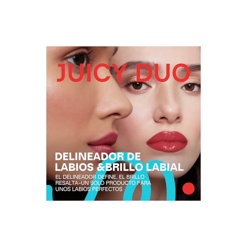 Minimeli Delineador y Brillo Labial 2 en 1, Textura Ligera