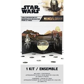 Unique Industries The Mandalorian The Child Baby Yoda Party Table Decoration Kit (78341)