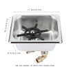 Automatic Stainless Steel Pitcher Rinser, Cup Washer Cleaner Glass Rinser