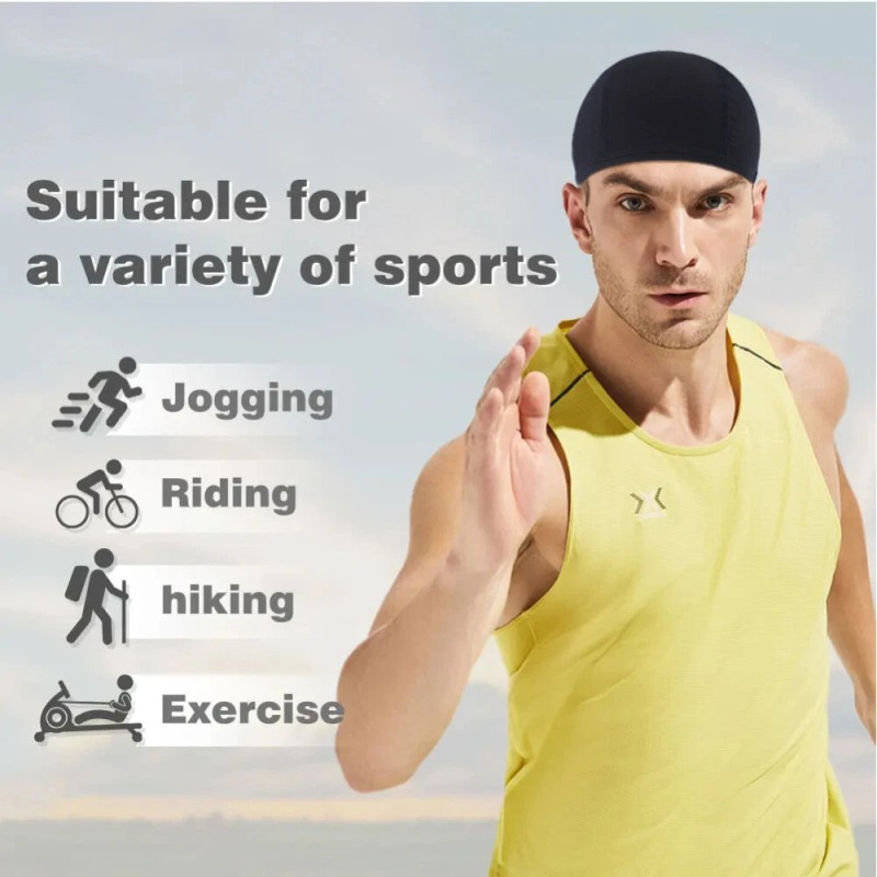 Unbranded 4PCS Running Skull Cap Helmet Liner Beanie Moisture Wicking