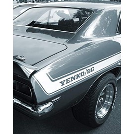 YENKO CAMARO PHOTO 8 1/2 X 11 PHOTOGRAPH CHEVY AUTOMOTIVE CAR GIFT MUSCLE CAR HOT ROD CLASSIC ANTIQUE MUSEUM COLLECTION WALL ART HOME OFFICE GARAGE SHOP BAR RESTAURANT MAN CAVE