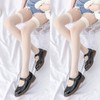 Senteria Knee High Socks, Lace, Long Stockings, Compression Socks, Black,