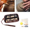 30Pcs Sculpting Tool Pottery Clay Double Ended Wooden Handle Ceramic