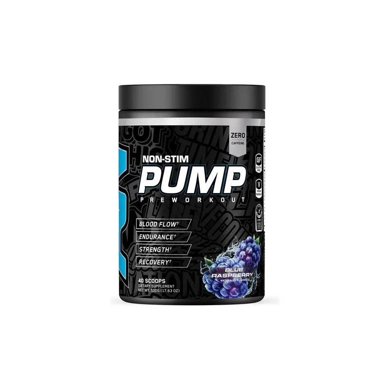 Abe Pump Stim Free Pre-entreno 40 Servs Sabor Blue Razz
